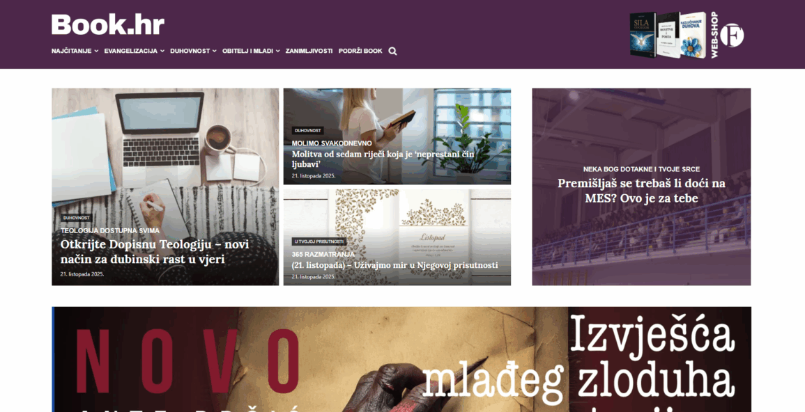 Naslovnica članka Book.hr o Dopisnoj Teologiji